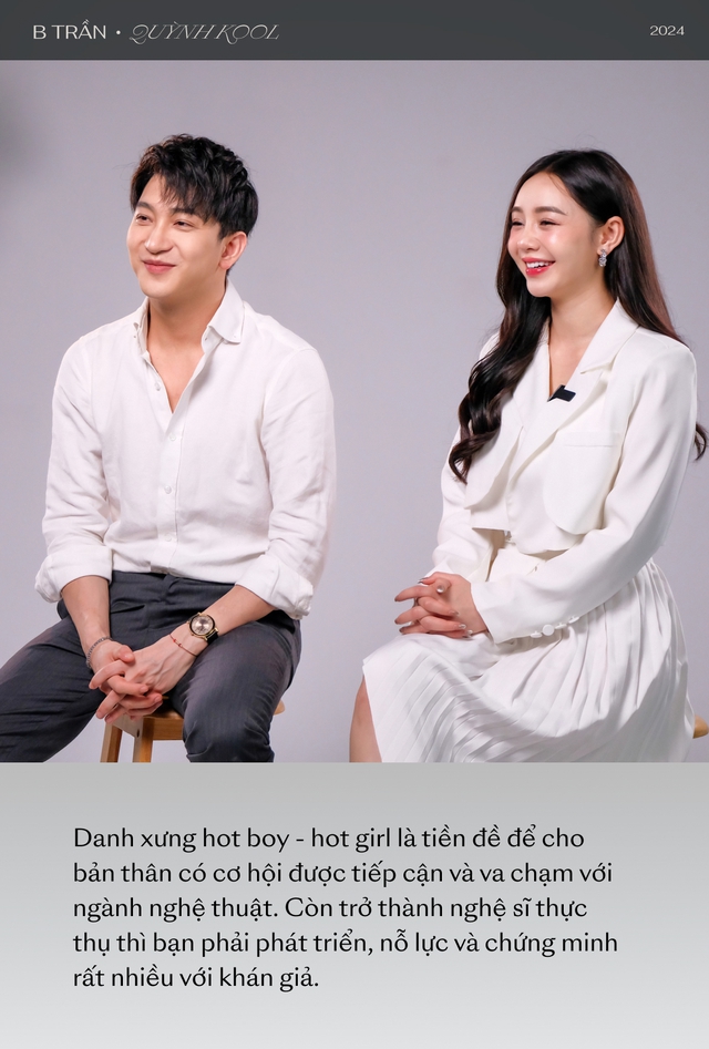 Phỏng vấn B Trần - Quỳnh Kool: Vướng tin "phim giả tình thật" là chuyện bình thường, còn về ra mắt gia đình thì...- Ảnh 14.
