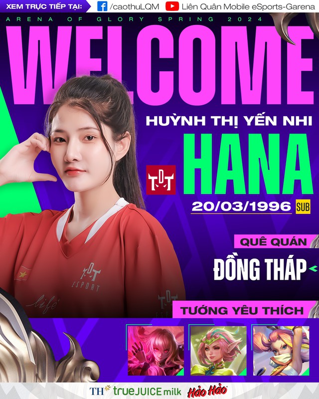 Chính thức: Nữ tuyển thủ đầu tiên của ĐTDV xuất hiện, game thủ rủ nhau sang làm "fan 20 năm" TDT Esports- Ảnh 1. Chính thức: Nữ tuyển thủ đầu tiên của ĐTDV xuất hiện, game thủ rủ nhau sang làm "fan 20 năm" TDT Esports- Ảnh 1.