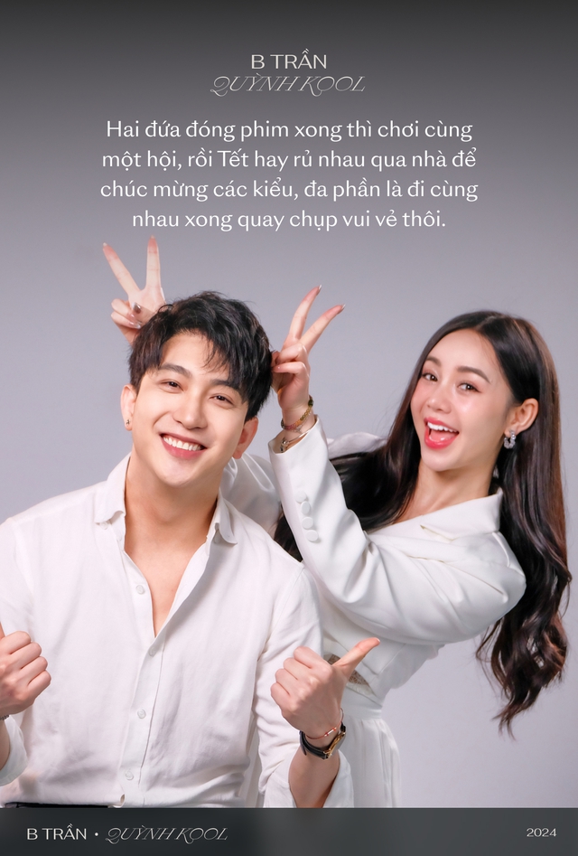 Phỏng vấn B Trần - Quỳnh Kool: Vướng tin "phim giả tình thật" là chuyện bình thường, còn về ra mắt gia đình thì...- Ảnh 7.