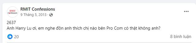 Những màn tỏ tình với Harry Lu trên trang confession RMIT 11 năm trước hot lại: Em thích anh quá rồi thì phải làm sao?- Ảnh 13.