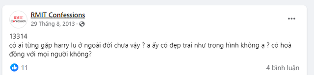 Những màn tỏ tình với Harry Lu trên trang confession RMIT 11 năm trước hot lại: Em thích anh quá rồi thì phải làm sao?- Ảnh 8.