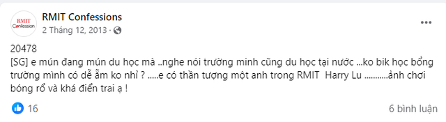 Những màn tỏ tình với Harry Lu trên trang confession RMIT 11 năm trước hot lại: Em thích anh quá rồi thì phải làm sao?- Ảnh 10.