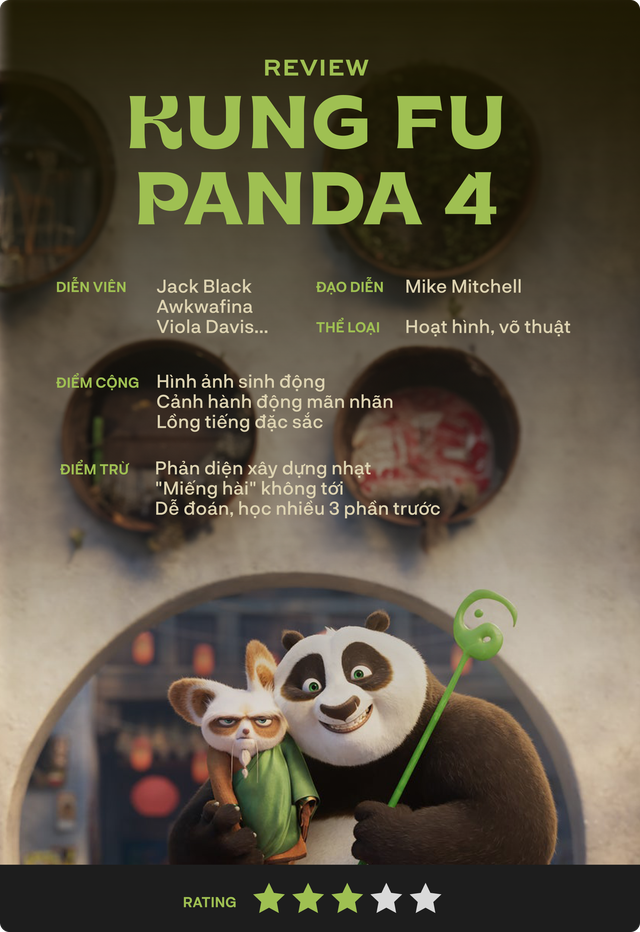 Kung Fu Panda 4: Phần phim kém nhất trước giờ... nhưng vẫn hay!- Ảnh 9.