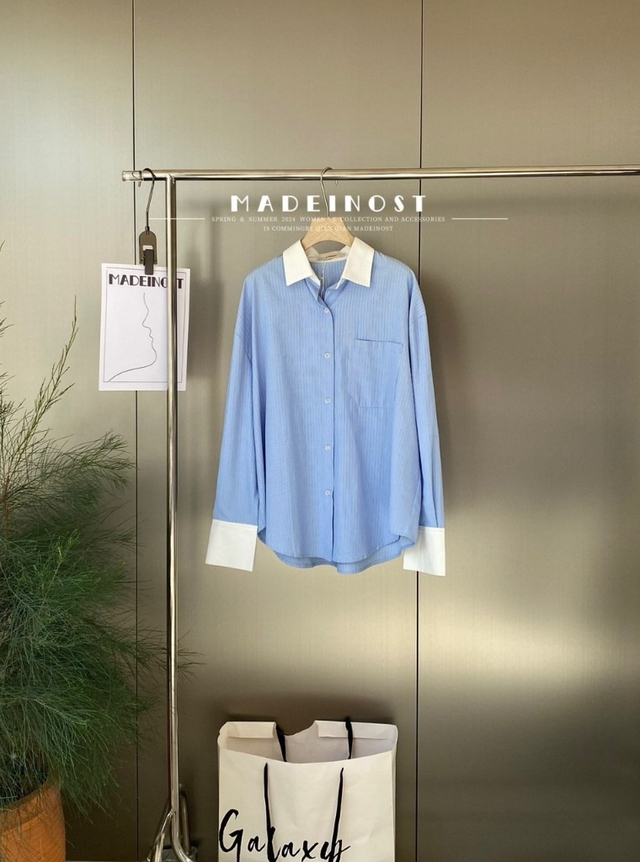 Kim Ji Won diện sơ mi xanh thanh lịch và sang quá đỗi, ngắm xong kiểu gì nàng cũng muốn sắm theo- Ảnh 4. Kim Ji Won diện sơ mi xanh thanh lịch và sang quá đỗi, ngắm xong kiểu gì nàng cũng muốn sắm theo- Ảnh 4.