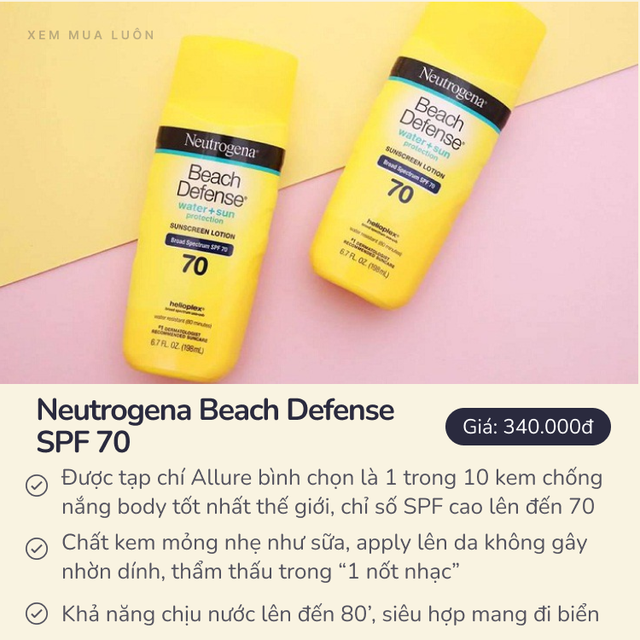 5 kem chống nắng body giá bình dân bán chạy nhất trên Amazon, chỉ số SPF lên đến 100- Ảnh 1.