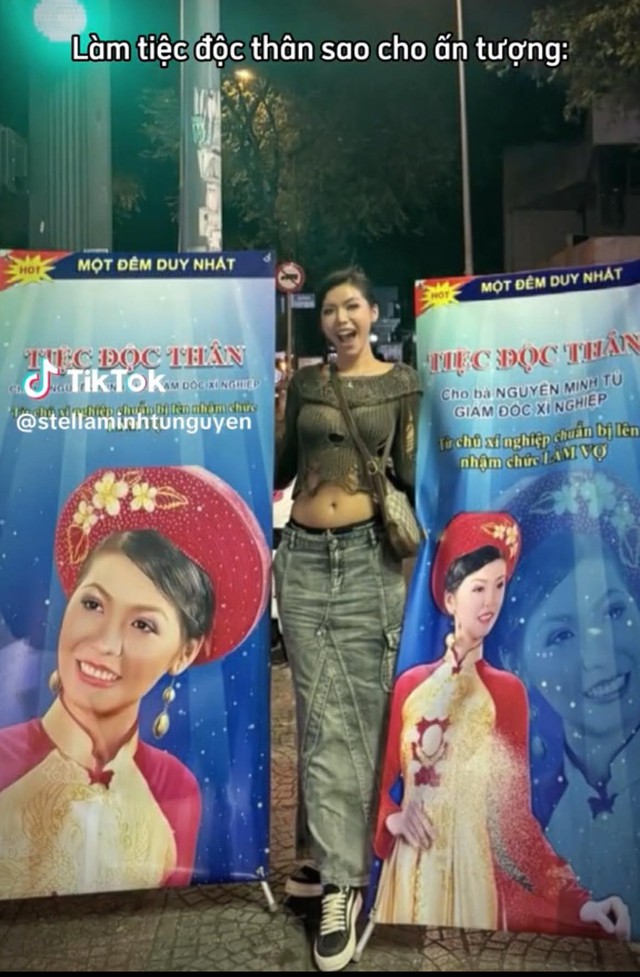 Tiệc độc thân không đụng hàng của Minh Tú: Poster phủ sóng khắp nơi, 1 chi tiết cực hài hước- Ảnh 2.