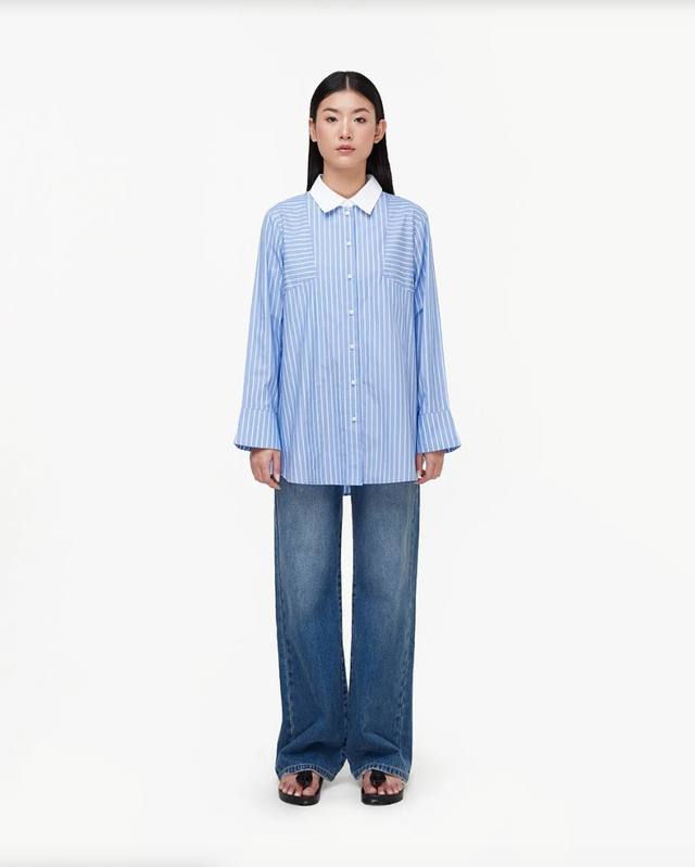 Phu nhân thiếu gia tập đoàn may mặc mê diện áo sơ mi: Có 3 chiêu để tuyệt xinh lại không gây nhàm chán- Ảnh 10. Phu nhân thiếu gia tập đoàn may mặc mê diện áo sơ mi: Có 3 chiêu để tuyệt xinh lại không gây nhàm chán- Ảnh 10.