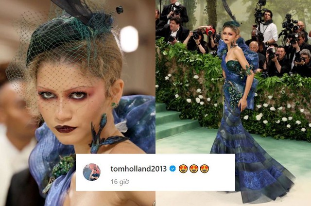 Zendaya quá “slay” ở Met Gala 2024, bạn trai Tom Holland liền có hành động si mê khiến hơn 8 triệu người phấn khích- Ảnh 3.