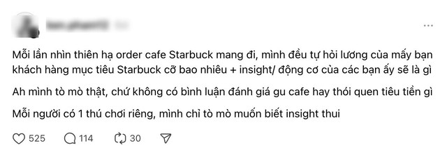 MXH lại rần rần tranh cãi về giá đồ uống của Starbucks: Những người lựa chọn thương hiệu này nói gì?- Ảnh 1.