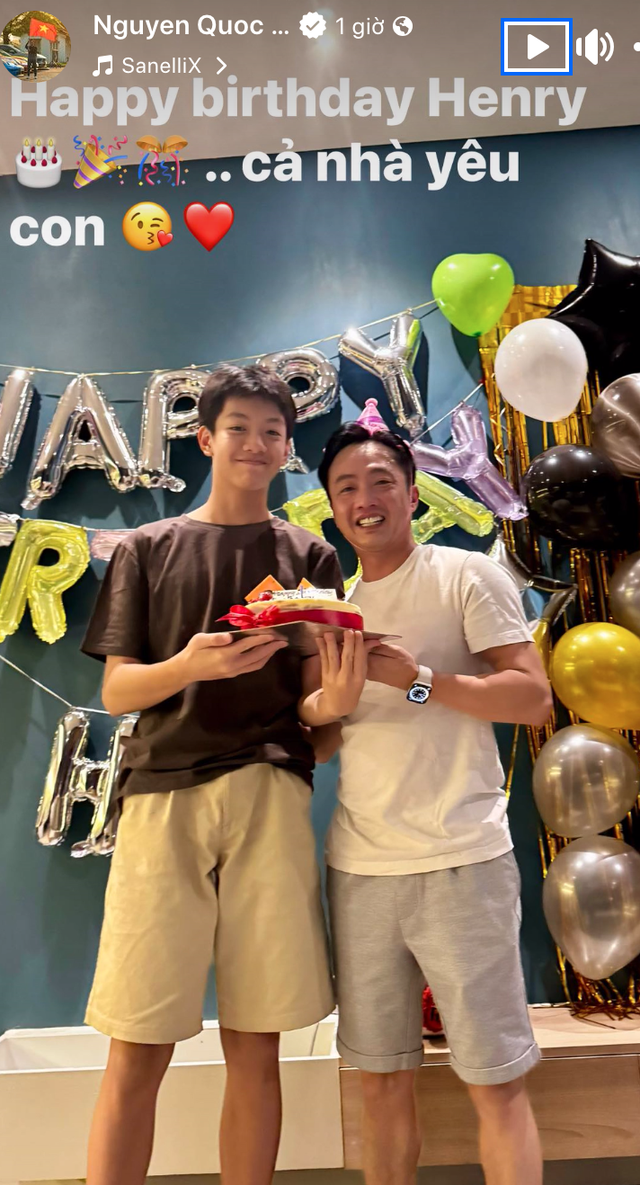 "Cậu ấm" Subeo lộ diện với chiều cao khủng, được Cường Đô La nhắn nhủ tình cảm trong ngày sinh nhật- Ảnh 1.