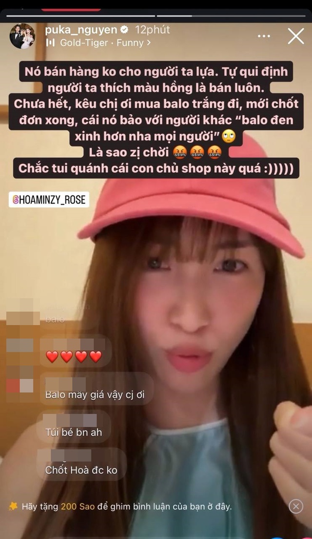 Puka đăng đàn "phốt" shop của Hòa Minzy, chuyện gì đây?- Ảnh 1. Puka đăng đàn "phốt" shop của Hòa Minzy, chuyện gì đây?- Ảnh 1.