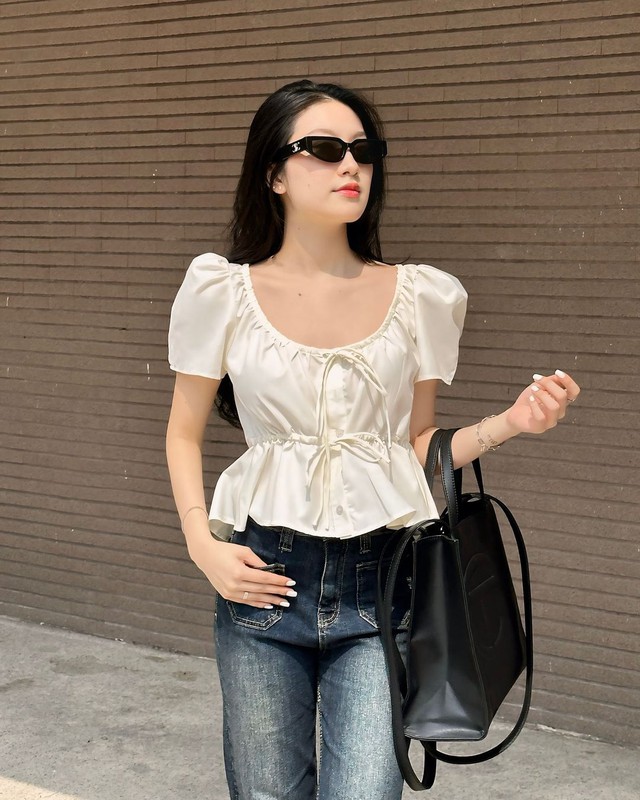 Nàng mũm mĩm tránh xa 4 kiểu áo này kẻo bao nhiêu khuyết điểm đều "lộ thiên"- Ảnh 6.