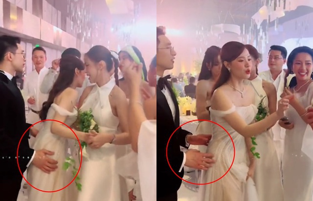 Chồng thiếu gia "mê" Midu đến nỗi không rời vợ nửa giây, trước mặt mọi người mà đôi tay vô thức làm hành động này- Ảnh 1.