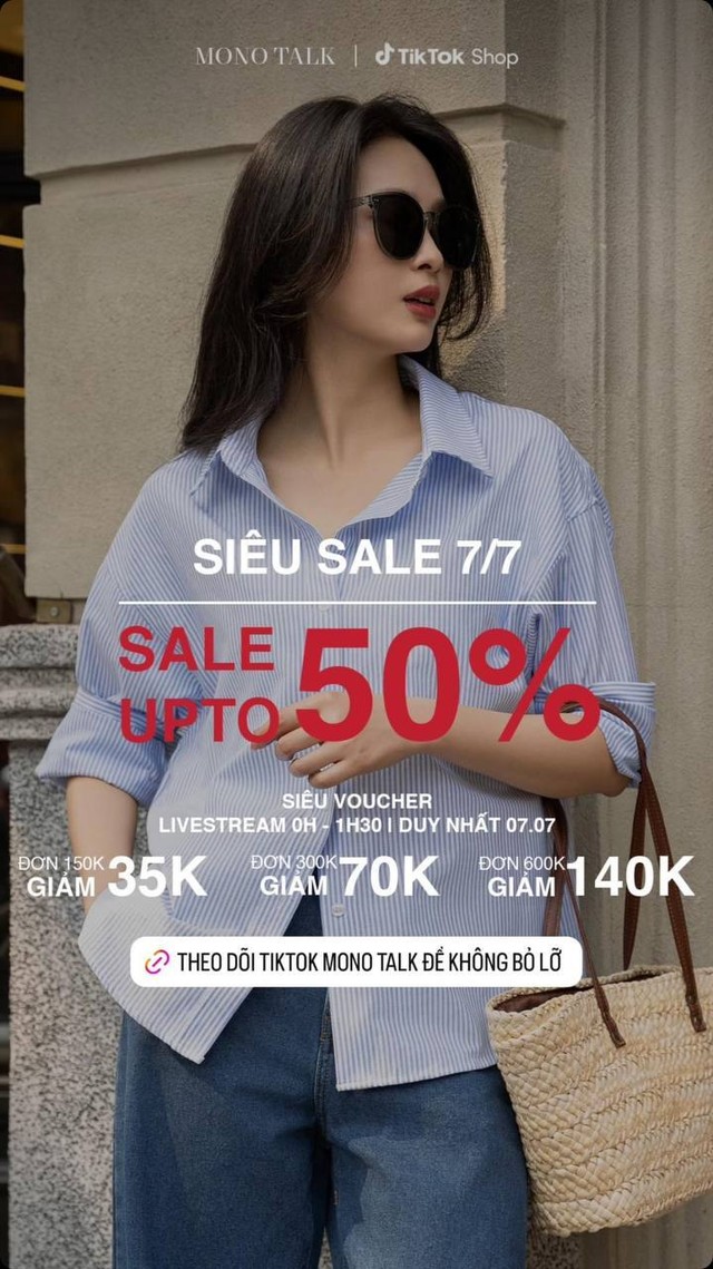Bão sale 7/7: Hàng loạt shop thời trang giảm giá đậm lên tới 70% cho nàng Bão sale 7/7: Hàng loạt shop thời trang giảm giá đậm lên tới 70% cho nàng