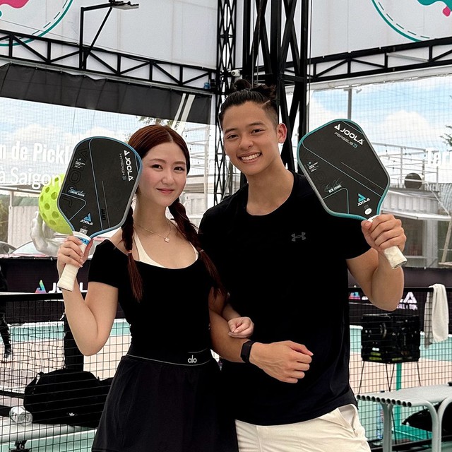 Mỹ nhân Việt chơi pickleball đâu chỉ chú tâm quần áo, tới vợt cũng rất chịu chi- Ảnh 15. Mỹ nhân Việt chơi pickleball đâu chỉ chú tâm quần áo, tới vợt cũng rất chịu chi- Ảnh 15.