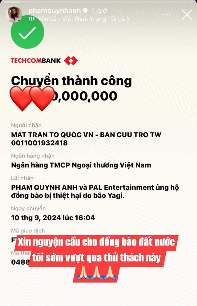 Thêm hơn 30 sao Việt đồng lòng đóng góp hàng tỷ đồng hỗ trợ bà con vùng bão lũ- Ảnh 10. Thêm hơn 30 sao Việt đồng lòng đóng góp hàng tỷ đồng hỗ trợ bà con vùng bão lũ- Ảnh 10.