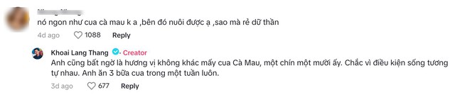 Khoai Lang Thang khiến dân tình "nghi ngờ" khi nói cua biển châu Phi 65k/kg mà ngon như cua Cà Mau- Ảnh 11.