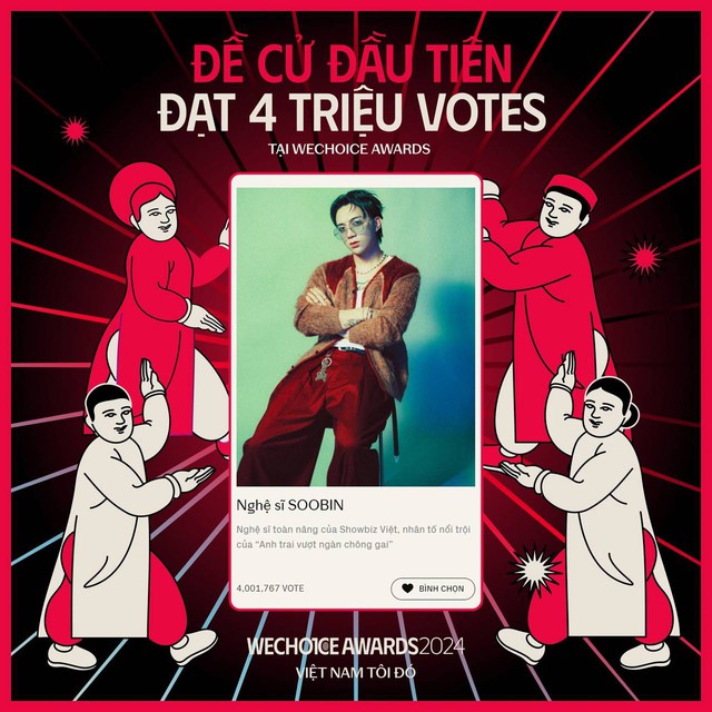 1 thập kỷ càn quét WeChoice Awards của "hoàng tử" SOOBIN- Ảnh 6.