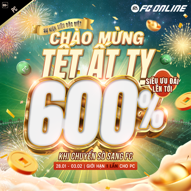 Sự kiện khuyến mãi FC Online Tết 2025, game thủ hời cỡ nào? - Ảnh 1.