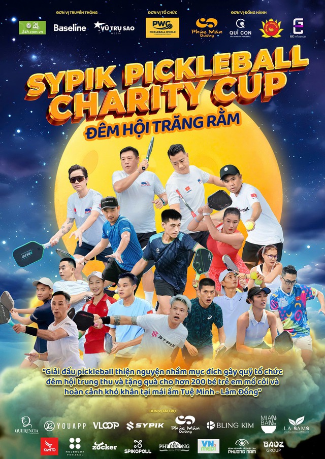 Vinh Hiển, Sophia Huỳnh cùng dàn VĐV chuyên nghiệp hội tụ tại giải Pickleball gây quỹ tổ chức đêm trung thu cho trẻ mồ côi- Ảnh 1.
