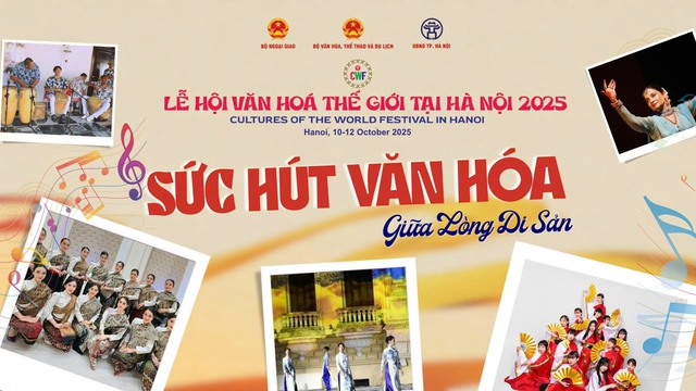 Lễ hội Văn hoá Thế giới 2025 tại Hà Nội: Kết nối năm châu, hướng về vùng lũ- Ảnh 1.