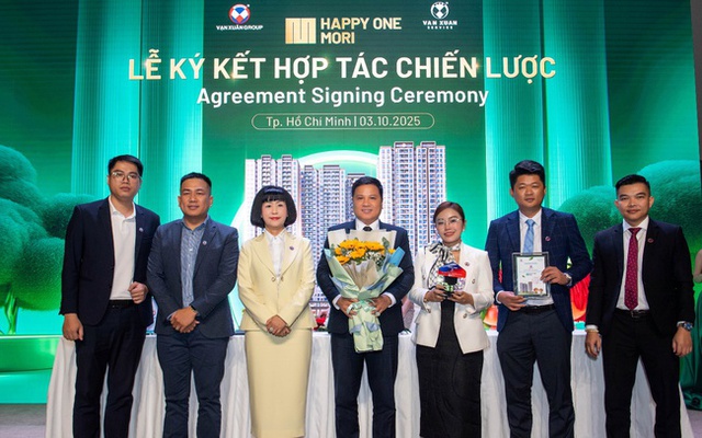 Vạn Xuân Service trở thành đối tác chiến lược dự án Happy One Mori- Ảnh 1.