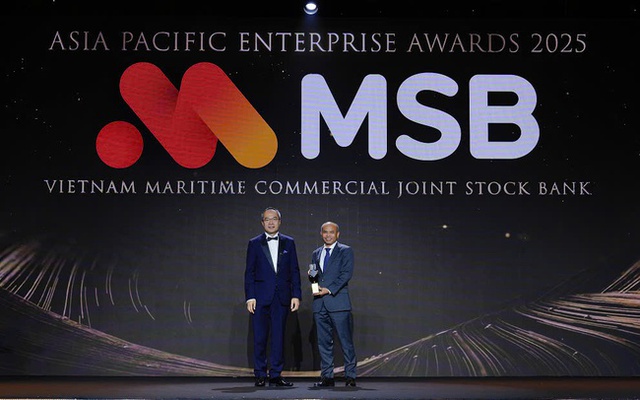 MSB - “Doanh nghiệp xuất sắc châu Á” và “Thương hiệu truyền cảm hứng”- Ảnh 1.