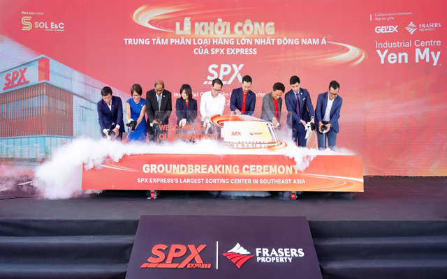 SPX Express khởi công trung tâm phân loại hàng hóa 17 hecta tại Hưng Yên- Ảnh 1.