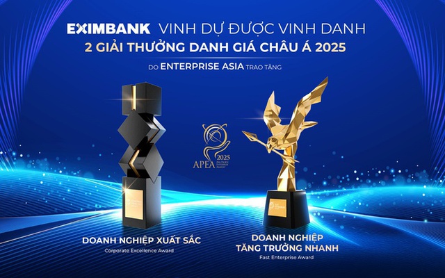 EXIMBANK ghi dấu ấn với hai giải thưởng lớn tại APEA 2025- Ảnh 1.