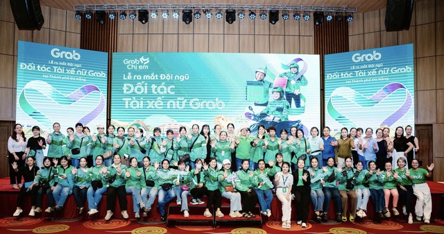 Ra mắt đội ngũ tài xế nữ "Grab Chị Em" tại Đà Nẵng- Ảnh 1.