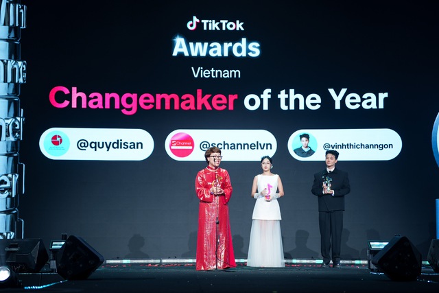 TikTok Awards Việt Nam 2025 vinh danh ba gương mặt Changemaker of the Year - Ảnh 1.