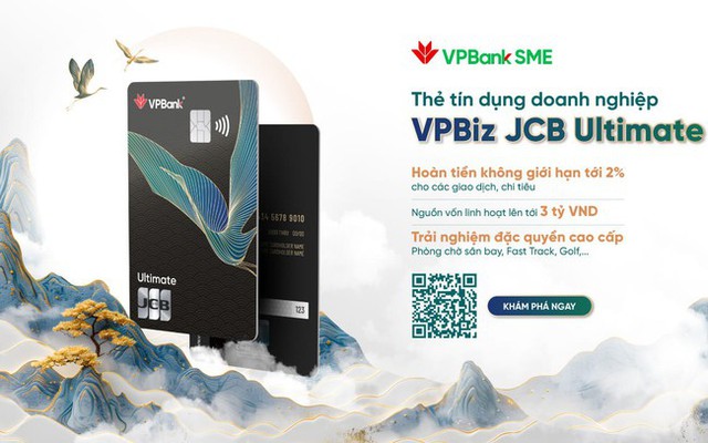 VPBank ra mắt thẻ tín dụng dành riêng cho doanh nghiệp VPBiz JCB Ultimate- Ảnh 1.