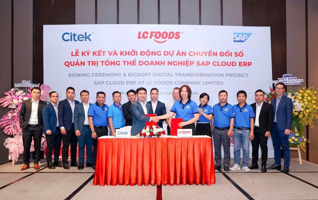 LC Foods Group, Citek hợp tác triển khai giải pháp chuyển đổi số quản trị SAP Cloud ERP- Ảnh 1.