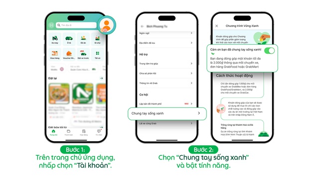 Grab Việt Nam khởi động Chương trình Vững - Xanh thúc đẩy chuyển đổi xanh và bảo vệ môi trường- Ảnh 2.