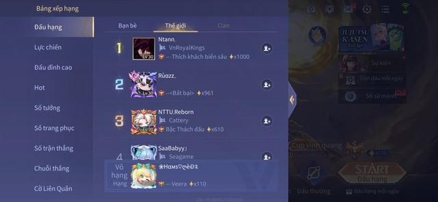 Top 1 Thách Đấu Liên Quân Mobile là "buff bẩn"- Ảnh 1.