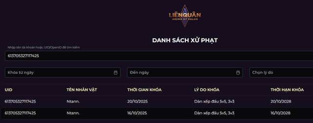 Top 1 Thách Đấu Liên Quân Mobile là "buff bẩn"- Ảnh 2.