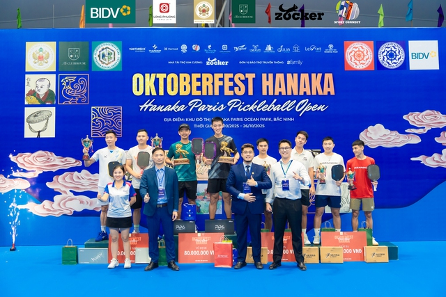 Nhìn lại Pickleball Oktoberfest Hanaka Paris Open 2025: Hành trình thể thao, văn hoá và nhân ái- Ảnh 2.