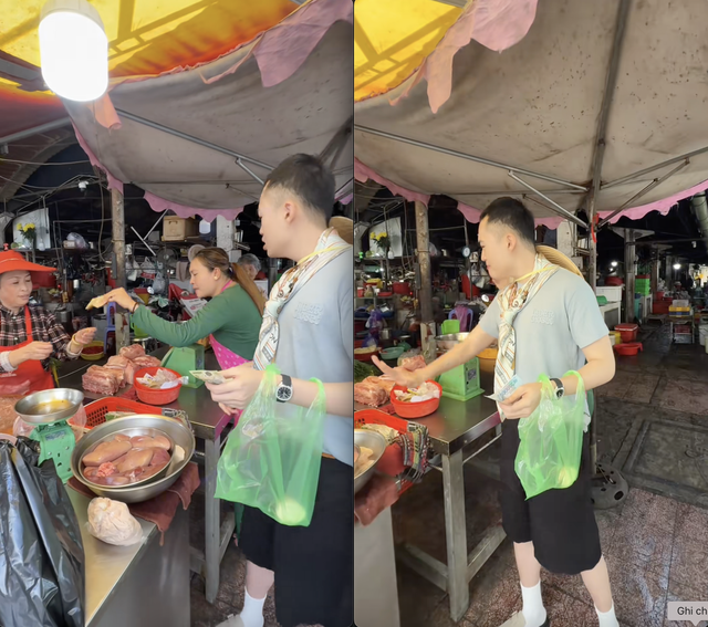 Mua 1 miếng thịt mà Tina Thảo Thi và tiểu thương phải giành giật nhau- Ảnh 2. Mua 1 miếng thịt mà Tina Thảo Thi và tiểu thương phải giành giật nhau- Ảnh 2.