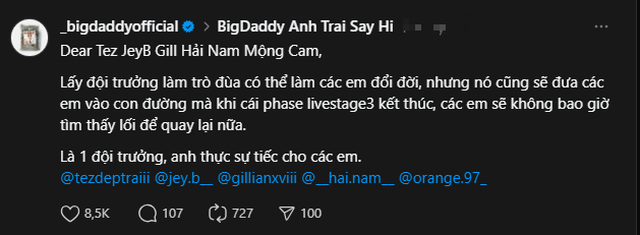 Emily nhắn BigDaddy: Là 1 người vợ, tôi thật sự tiếc cho anh!- Ảnh 3. Emily nhắn BigDaddy: Là 1 người vợ, tôi thật sự tiếc cho anh!- Ảnh 3.