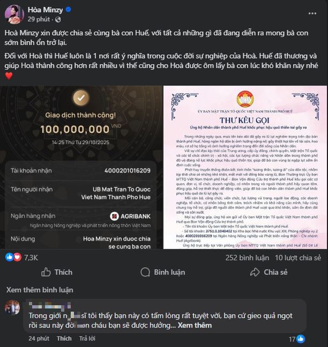 Hòa Minzy lại thế nữa rồi!- Ảnh 1. Hòa Minzy lại thế nữa rồi!- Ảnh 1.