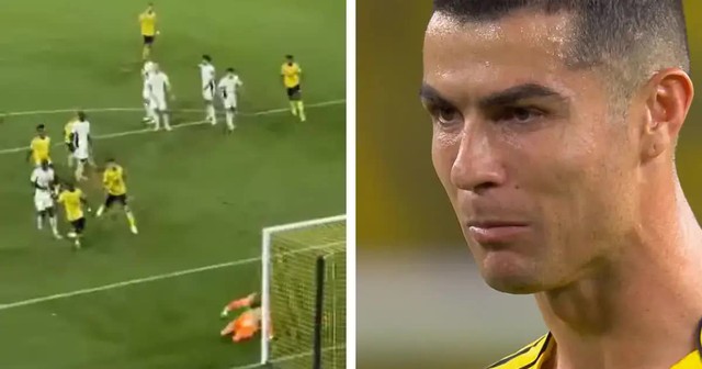 Khán giả nín thở với khoảnh khắc Ronaldo lẩm nhẩm trước cú phạt quan trọng - Ảnh 3. Khán giả nín thở với khoảnh khắc Ronaldo lẩm nhẩm trước cú phạt quan trọng - Ảnh 3.