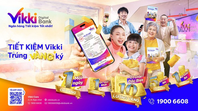 Trúng VÀNG mỗi ngày cùng Vikki Bank- Ảnh 1.