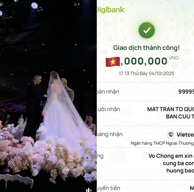 Quang Vinh, Mỹ Linh trích quà cưới ủng hộ đồng bào vùng bão lũ- Ảnh 1.