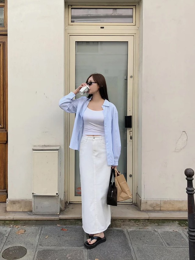 Mẫu chân váy tối giản hot nhất hiện tại, phối kiểu gì cũng sang chảnh xuất sắc- Ảnh 1.