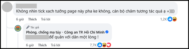 Admin fanpage Phòng, chống ma túy - Công an TP. Hồ Chí Minh là ai mà "quăng miếng" cười mệt, hot quá hot?- Ảnh 6.
