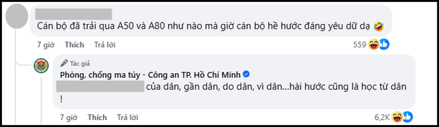 Admin fanpage Phòng, chống ma túy - Công an TP. Hồ Chí Minh là ai mà "quăng miếng" cười mệt, hot quá hot?- Ảnh 5.