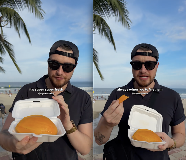 Khách Tây mua 50k xoài, dân mạng "nín thở" xem người bán nhặt từng quả- Ảnh 3.