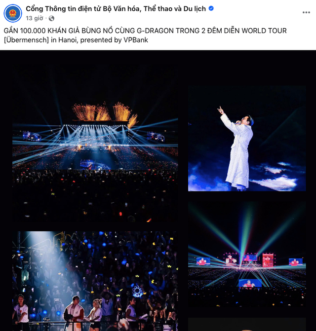 Xác nhận 2 đêm concert G-DRAGON ở Hà Nội thu hút gần 100 nghìn người- Ảnh 1.