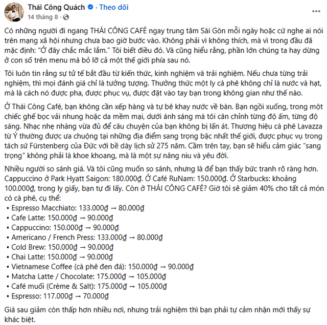 Tình trạng không ngờ của quán cà phê Thái Công- Ảnh 6.