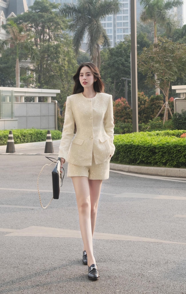 Thế nào là đỉnh cao phối đồ: Dâu hào môn Hương Liên diện toàn item màu trung tính mà bộ nào cũng sang tuyệt đối- Ảnh 4.